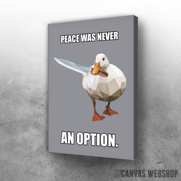 Slika Peace was never an option Slika Peace was never an option