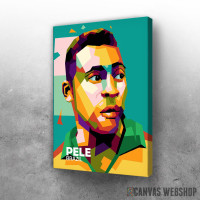 Slika Pele Brazil style art