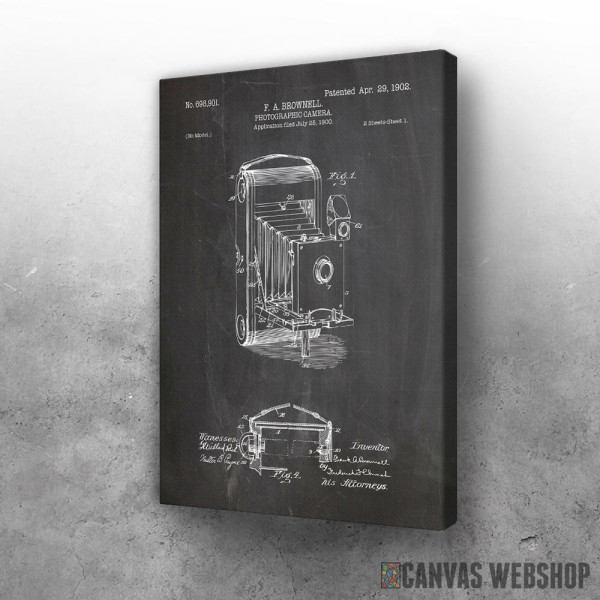 Slika Patent za fotografsku kameru iz 1902 Slika Patent za fotografsku kameru iz 1902