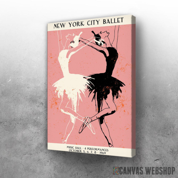 Slika Pink NYC Ballet Poster Slika Pink NYC Ballet Poster