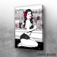 Slika Devojka iz prodavnice slatkiša