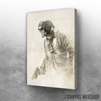 Slika Poe Dameron Star Wars crtež