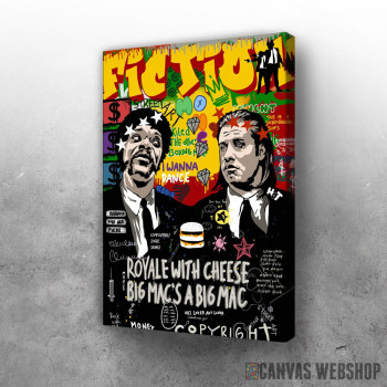 Slika Pulp Fiction graffiti Slika Pulp Fiction graffiti