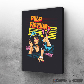 Slika Pulp Fiction popart simple Slika Pulp Fiction popart simple