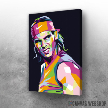 Slika Rafael Nadal popart Slika Rafael Nadal popart
