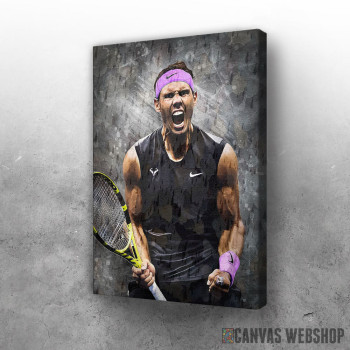 Slika Rafael Nadal victory celebration Slika Rafael Nadal victory celebration