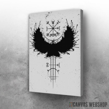 Slika Raven Viking Vegvisir Slika Raven Viking Vegvisir