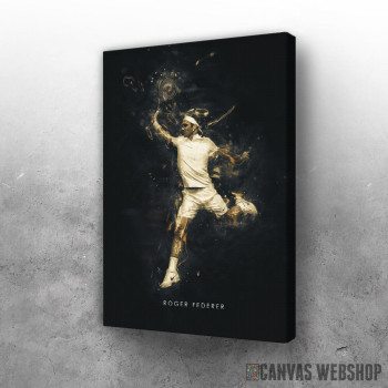 Slika Roger Federer tenis art