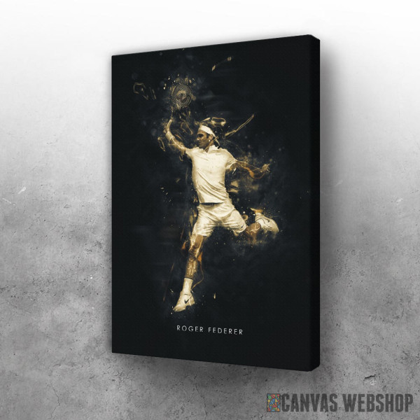 Slika Roger Federer tenis art