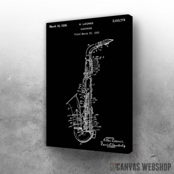 Slika Patent saksofon 1936