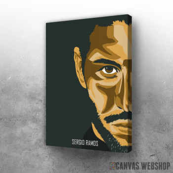 Slika Sergio Ramos portrait Slika Sergio Ramos portrait
