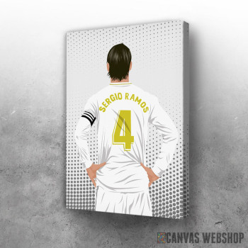 Slika Sergio Ramos number 4 Slika Sergio Ramos number 4