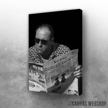 Slika Tony Soprano čita novine Slika Tony Soprano čita novine