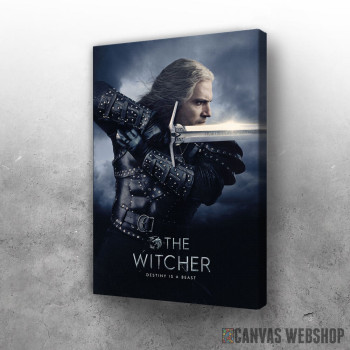 Slika Witcher beli vuk Slika Witcher beli vuk