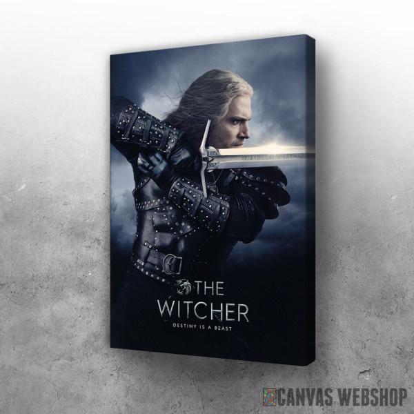 Slika Witcher beli vuk Slika Witcher beli vuk