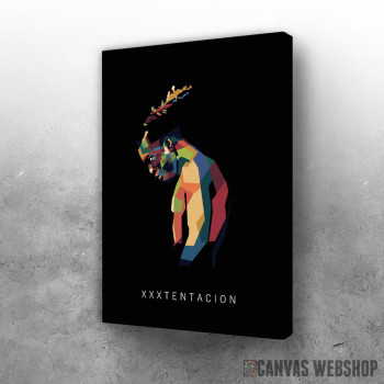 Slika XXXtentacion pop art Slika XXXtentacion pop art