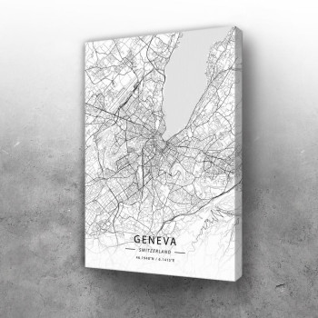 Ženeva mapa - white