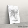Slika Adis Abeba mapa - white Slika Adis Abeba mapa - white