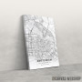 Slika Amsterdam mapa - white Slika Amsterdam mapa - white