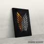 Slika Attack on Titan Orange Wings Slika Attack on Titan Orange Wings