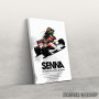 Slika Ayrton Senna Low Poly Slika Ayrton Senna Low Poly