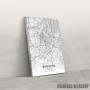 Slika Bangkok mapa - white Slika Bangkok mapa - white