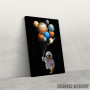 Slika Cat Holding Planet Balloon