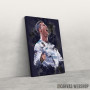 Slika Cristiano Ronaldo celebrate abstract Slika Cristiano Ronaldo celebrate abstract