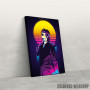 Slika Death Note Kira Synthwave Slika Death Note Kira Synthwave