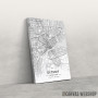 Slika Detroit mapa - white
