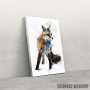 Slika Fox watercolor painting Slika Fox watercolor painting