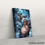 Slika God of War Kratos vs Thor Slika God of War Kratos vs Thor