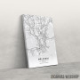Slika Helsinki mapa - white Slika Helsinki mapa - white