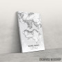 Slika Hong Kong mapa - white