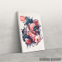 Slika Koi carp fish watercolor