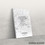 Slika Krakov mapa - white Slika Krakov mapa - white