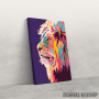 Slika Lion face from side