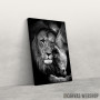 Slika Lions Love black and white Slika Lions Love black and white