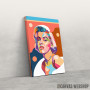 Slika Marilyn Monroe minimal art