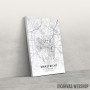 Slika Mastriht mapa - white Slika Mastriht mapa - white