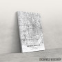 Slika Mineapolis mapa - white Slika Mineapolis mapa - white