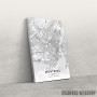 Slika Montreal mapa - white Slika Montreal mapa - white