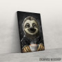 Slika Morning Sloth Coffee Black Slika Morning Sloth Coffee Black