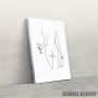 Slika Naked Girl Wine Drinker