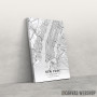 Slika New York mapa - white Slika New York mapa - white