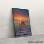 Slika Pier Sunset At The Sea