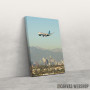 Slika Plane Over The City