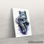 Slika Snow leopard watercolor 3