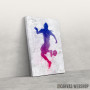 Slika Soccer player painted 2
