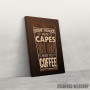 Slika Some Heroes Coffee Quote